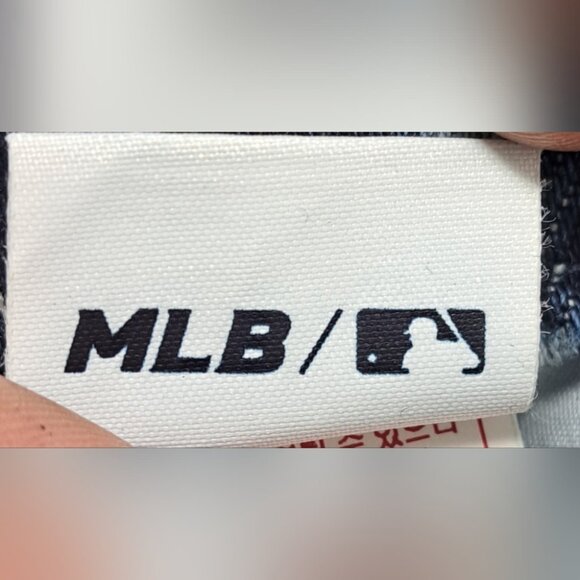 MLB New York Yankees Denim Cargo Jeans Pants Joggers Unisex Medium 32-34 Waist - Picture 9 of 15